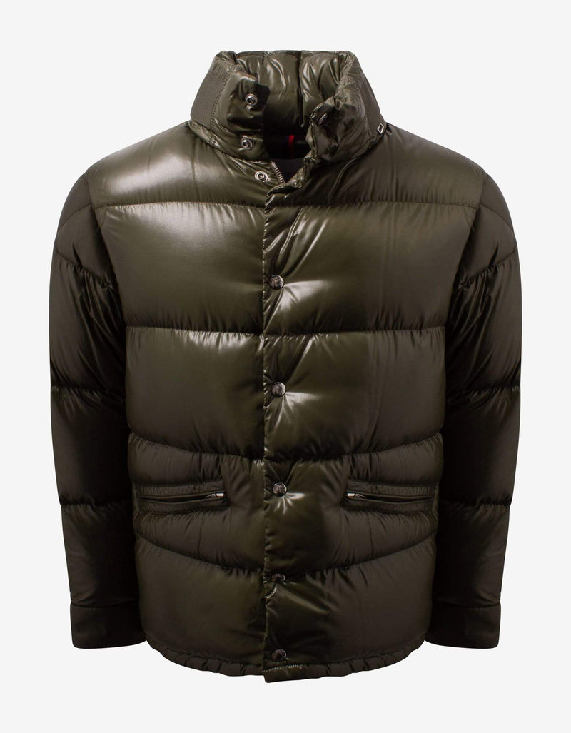 Moncler Rateau Khaki Nylon Down Jacket