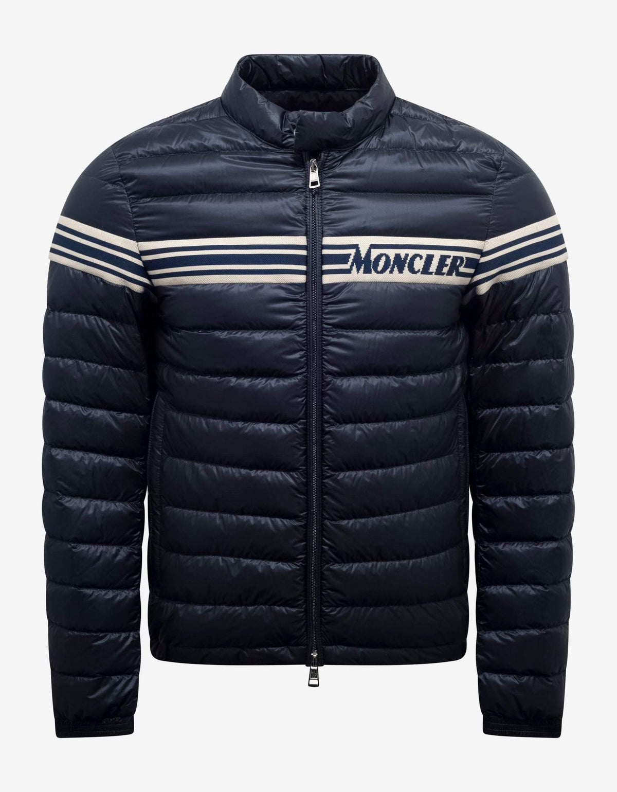 Moncler Renald Navy Blue Nylon Down Jacket