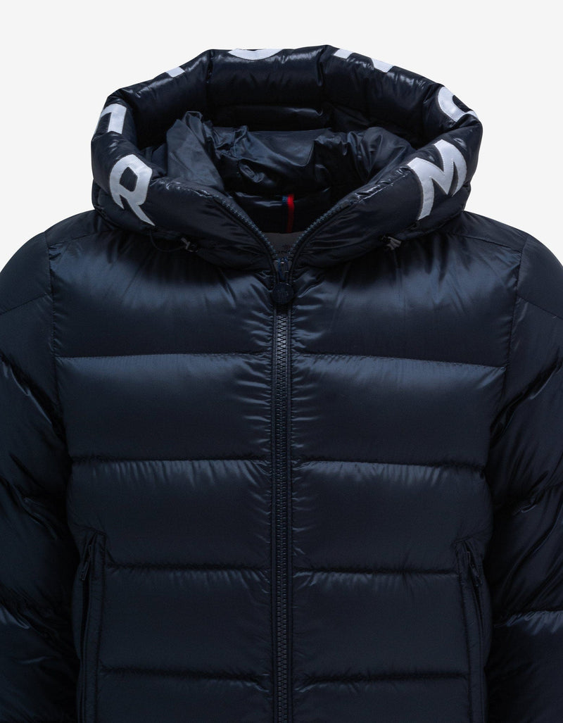 Moncler Salzman Black Nylon Down Jacket