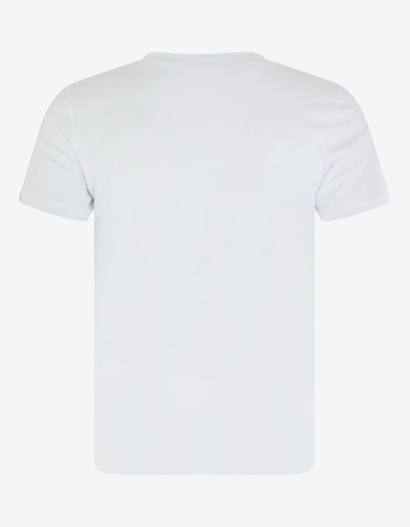 Moncler White Moncler Logo Print T-Shirt