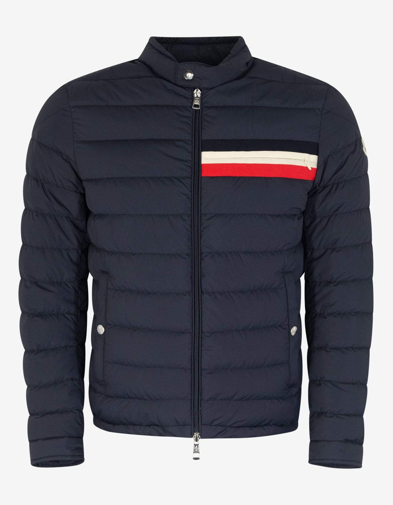 Moncler Yeres Navy Blue Nylon Down Jacket