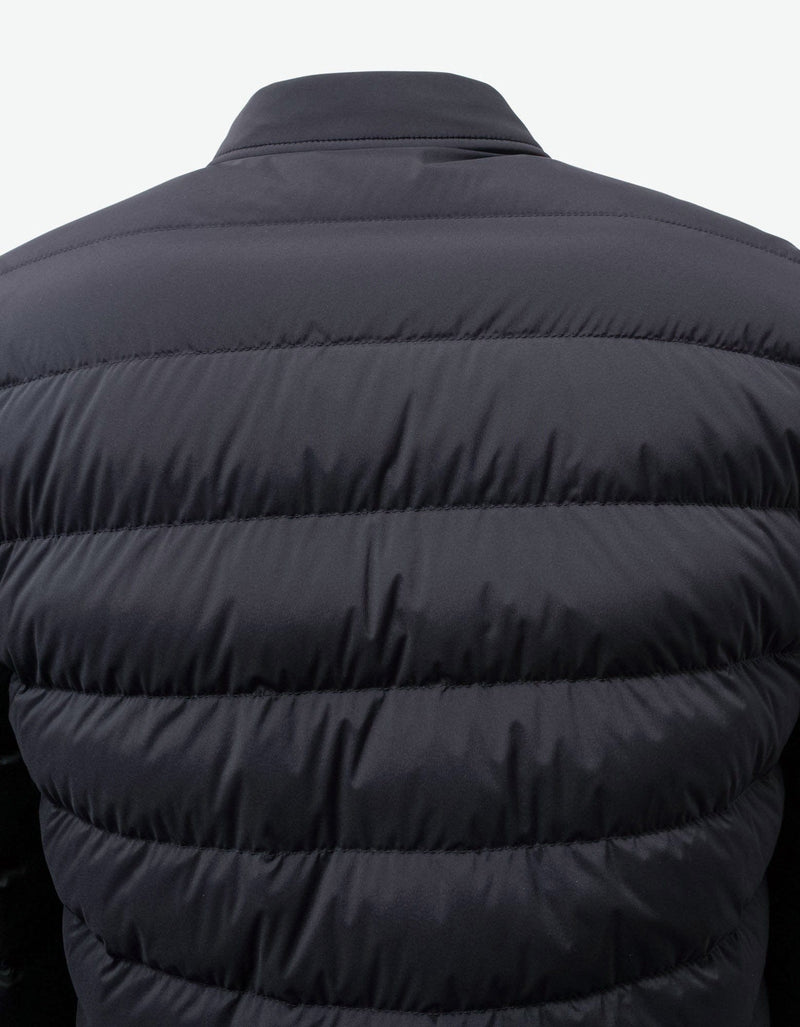 Moncler Zumstein Navy Blue Nylon Down Jacket