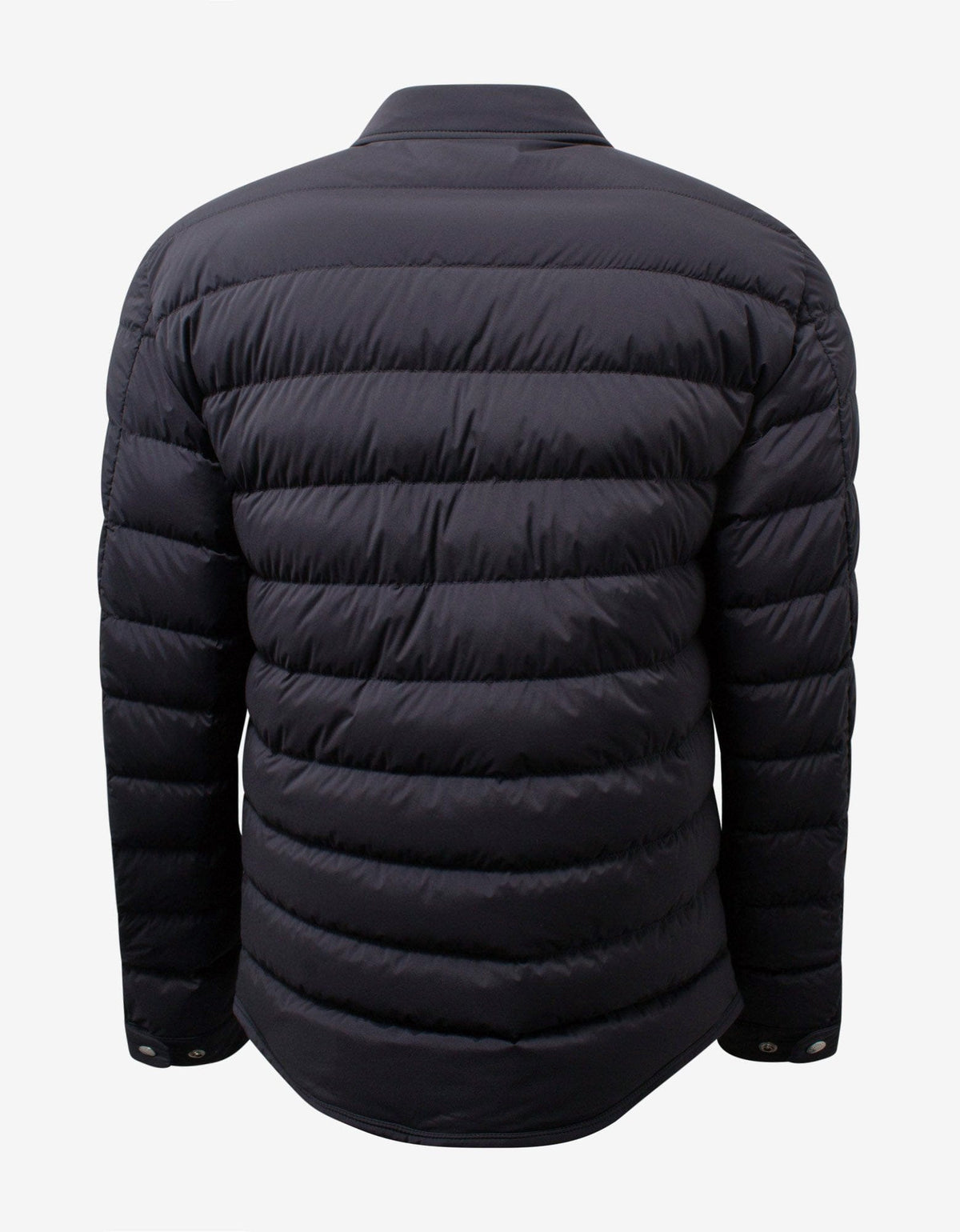 Moncler Zumstein Navy Blue Nylon Down Jacket