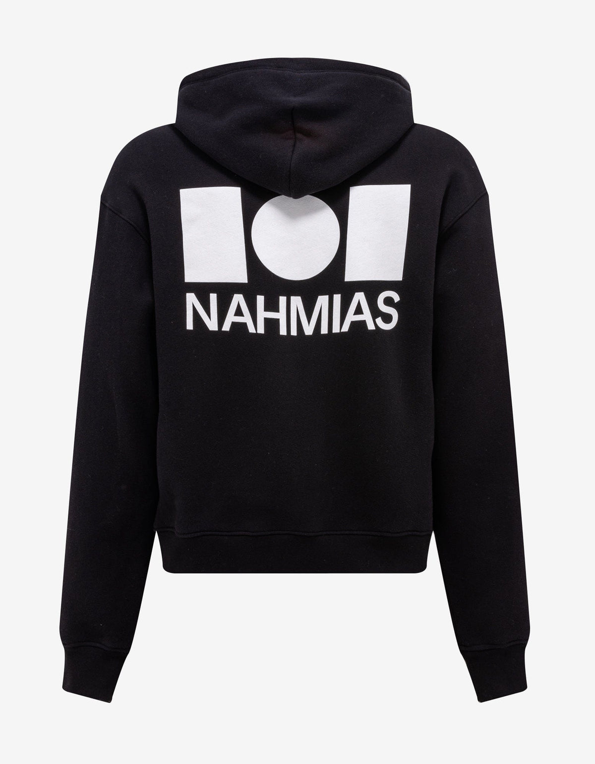 Nahmias Black Logo Zip-Up Hoodie