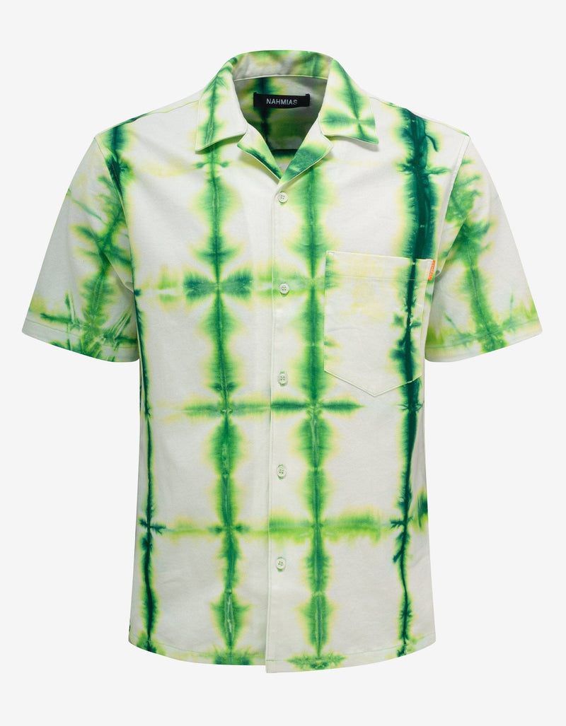 Nahmias Green Tie-Dye Shirt