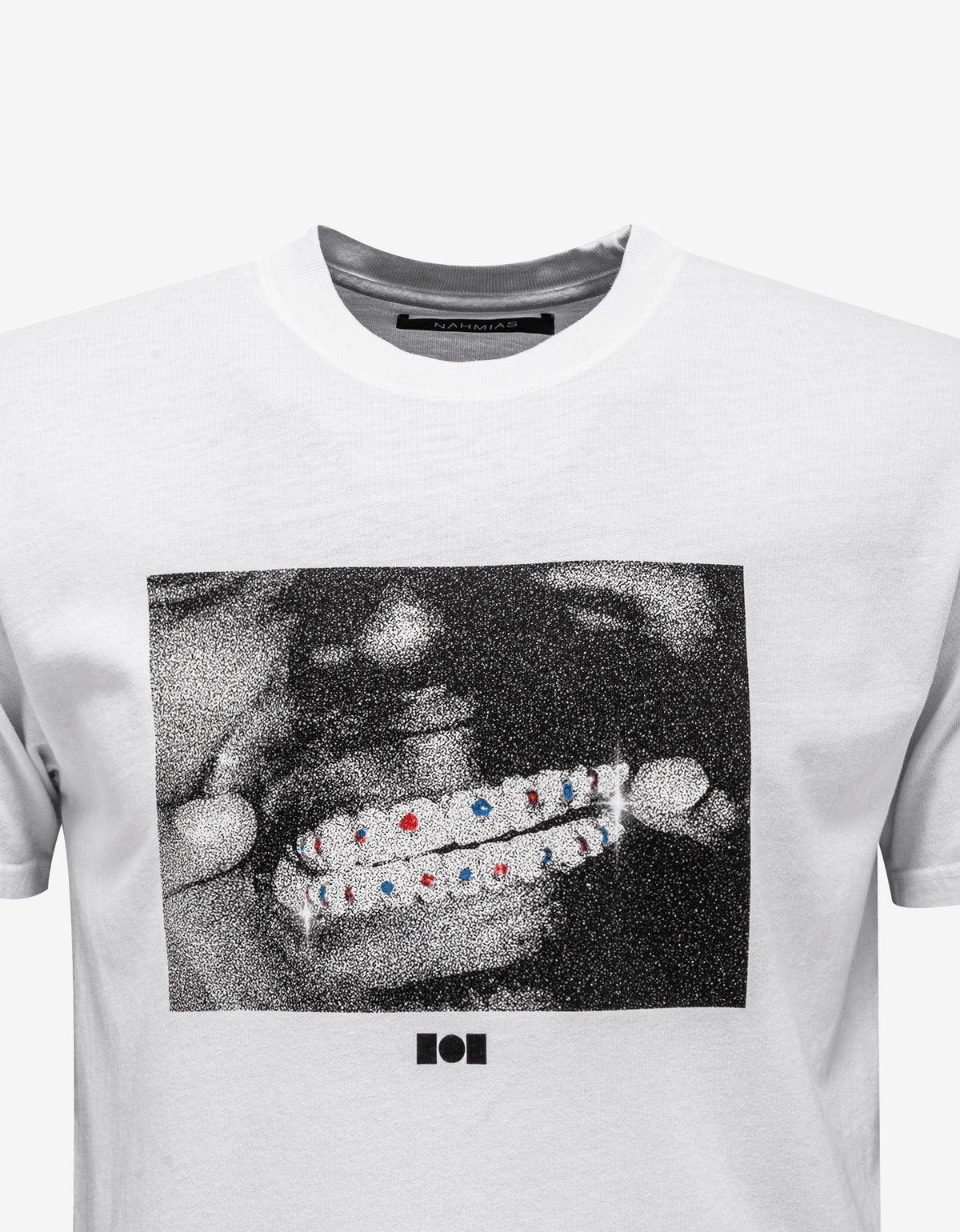 Nahmias KTB White Grillz Print T-Shirt