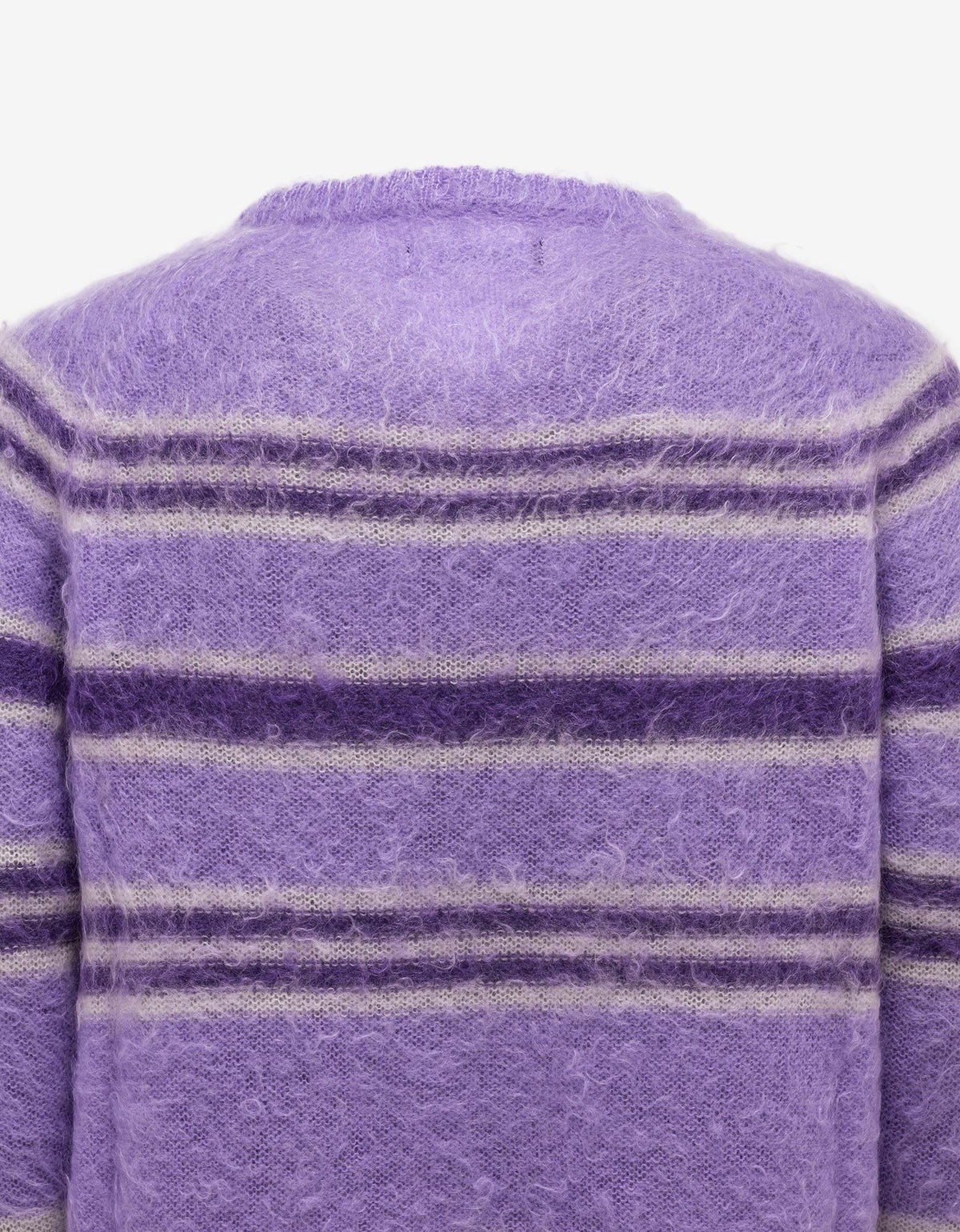 Nahmias Nahmias Purple Striped Knit Sweater