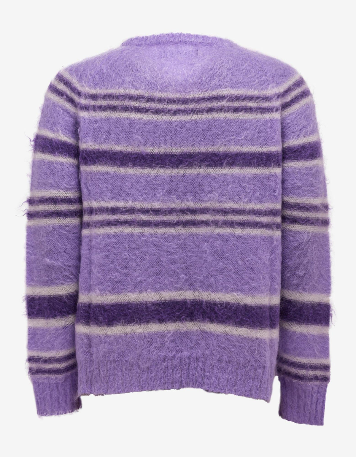 Nahmias Nahmias Purple Striped Knit Sweater