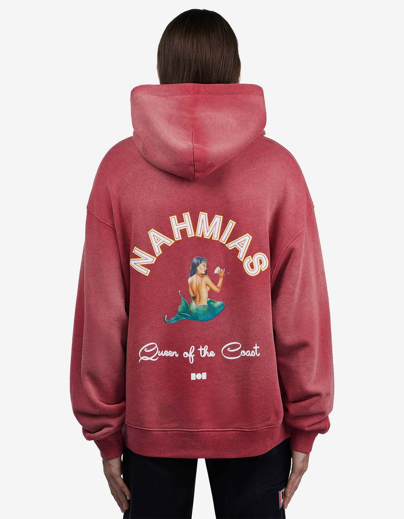 Nahmias Red Queen of the Coast Print Hoodie