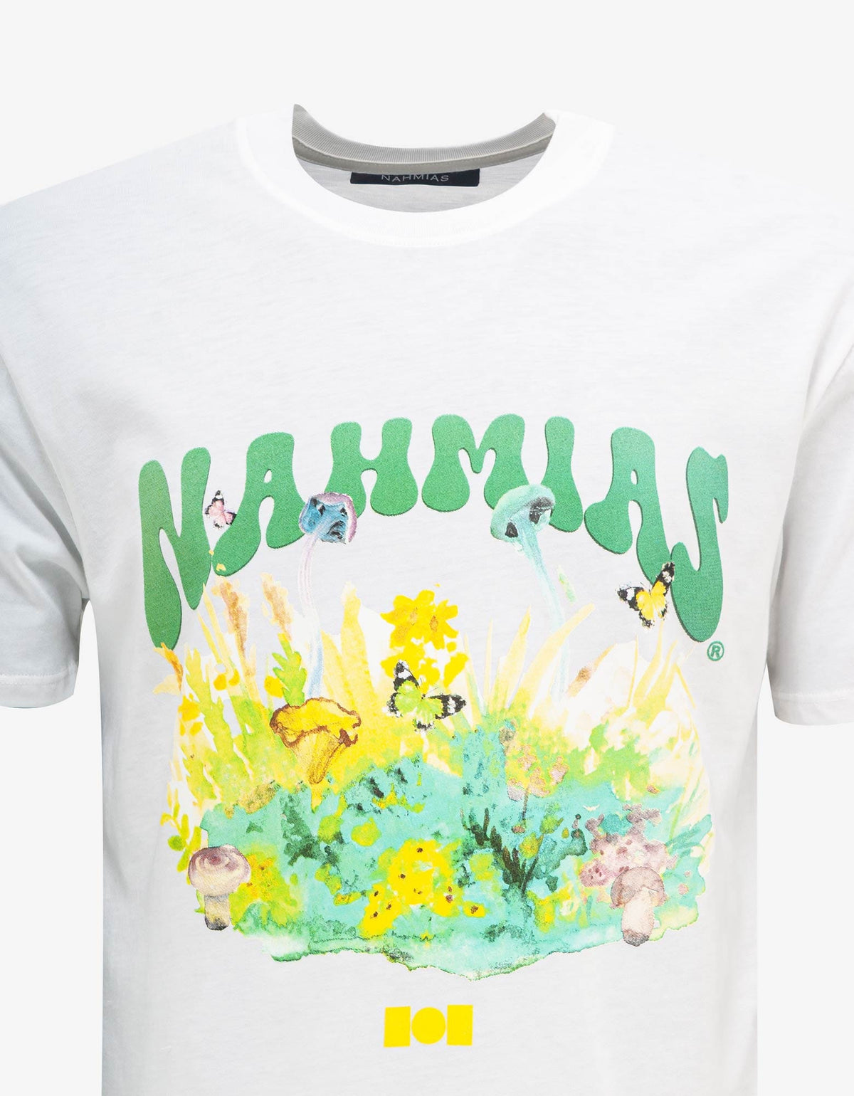 Nahmias White Nahmias Floral T-Shirt