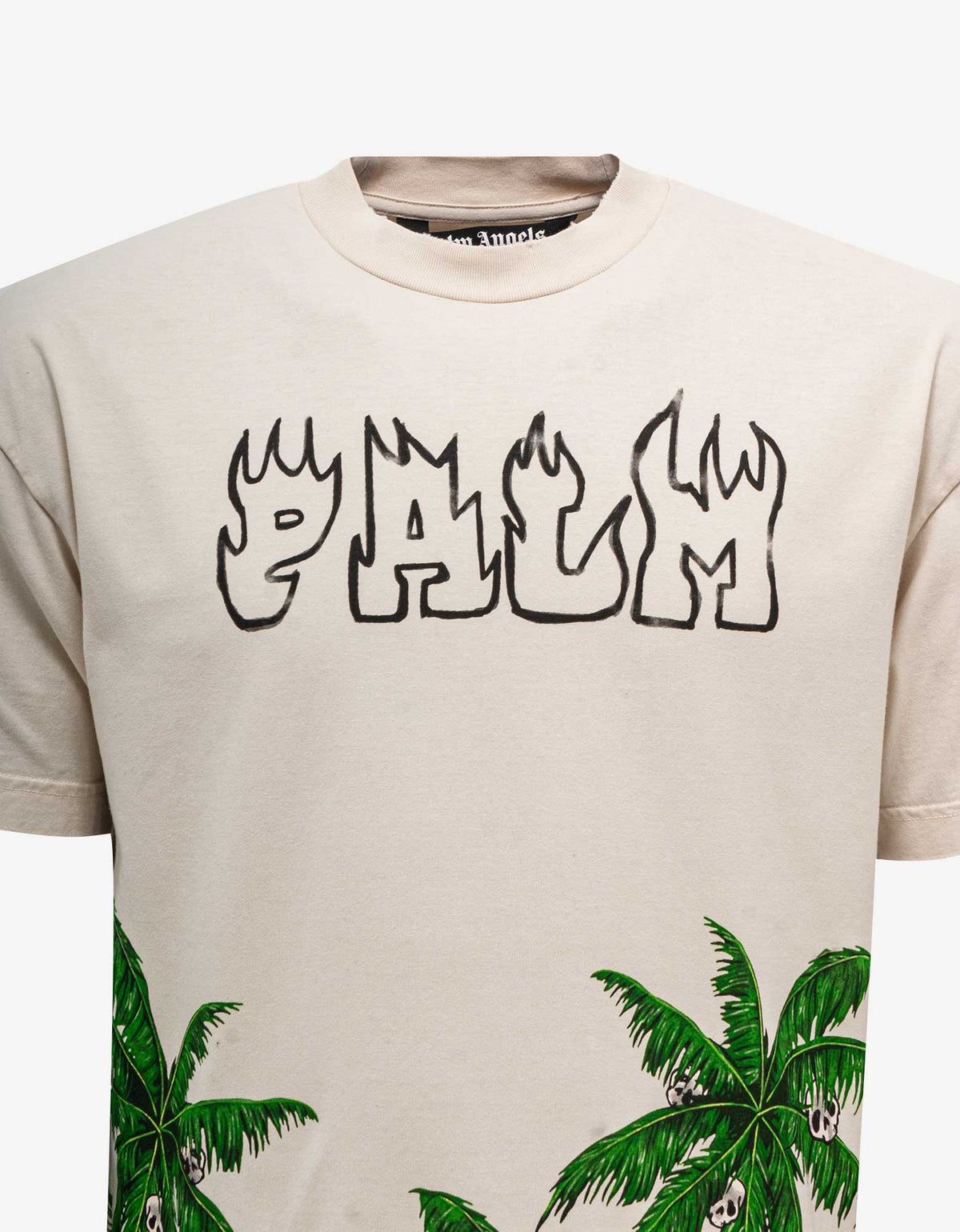 Neutral Palms & Skull T-Shirt