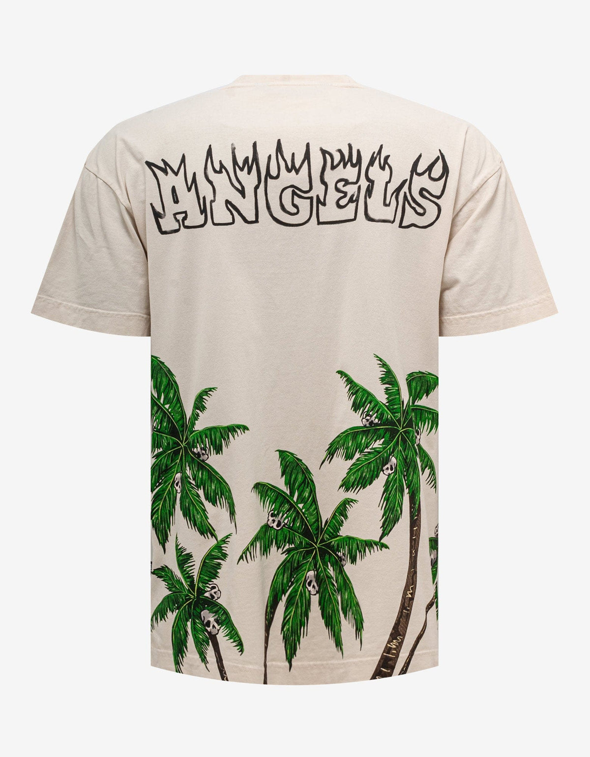 Neutral Palms & Skull T-Shirt