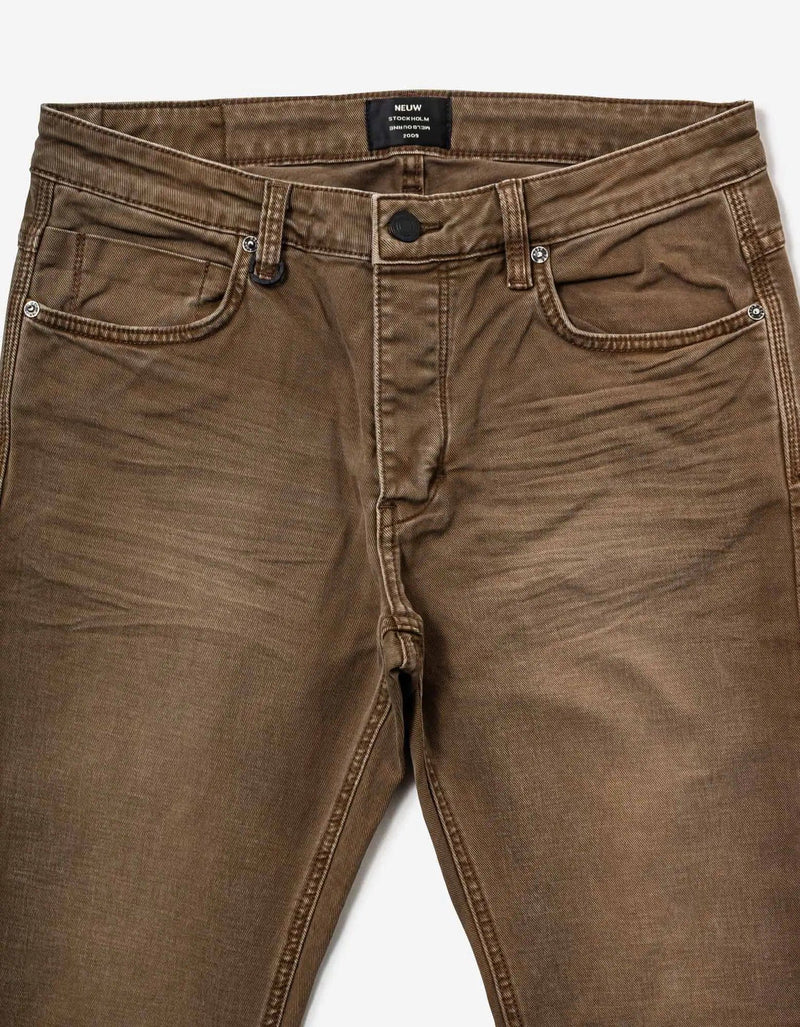 Neuw Neuw Lou Slim Twill Tan Jeans