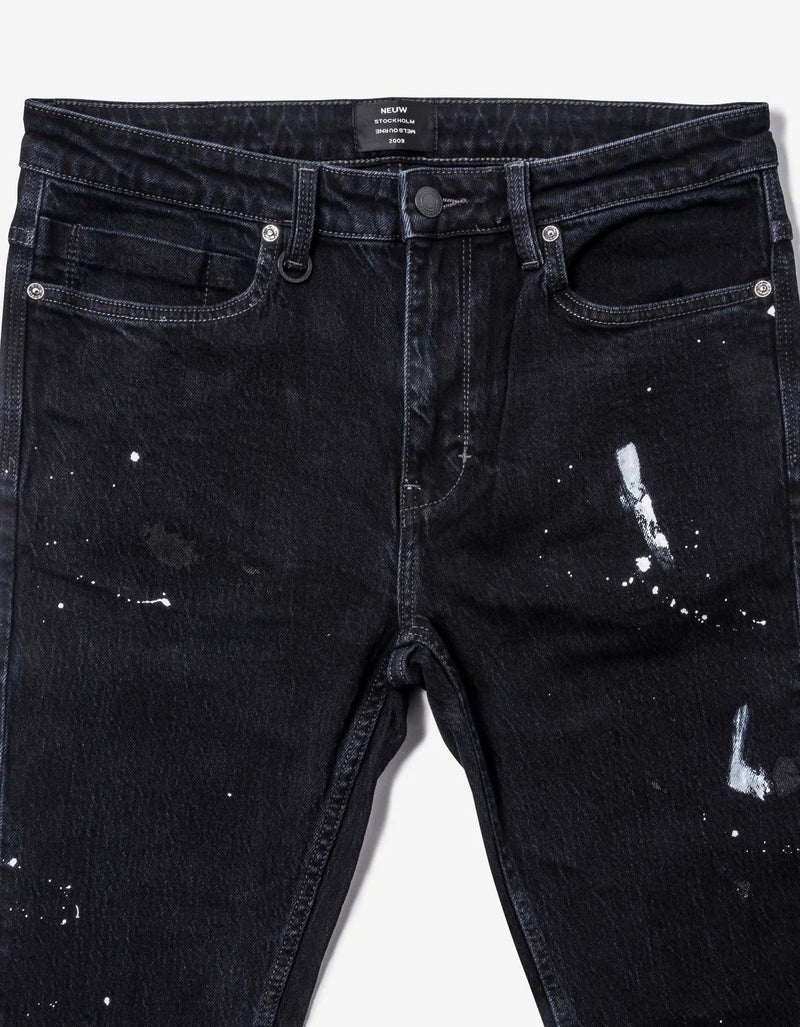 Neuw Neuw Rebel Skinny Unguarded Art Washed Black Jeans