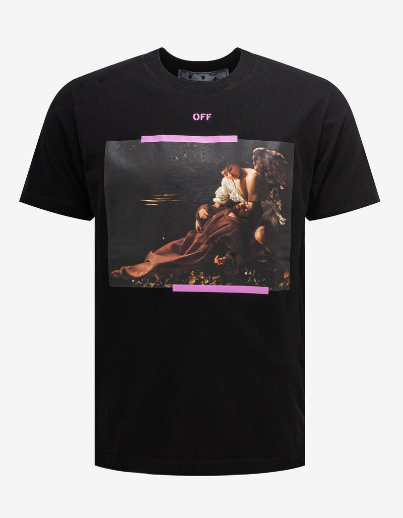 Off-White Black Arrow Caravaggio St Fran Slim T-Shirt