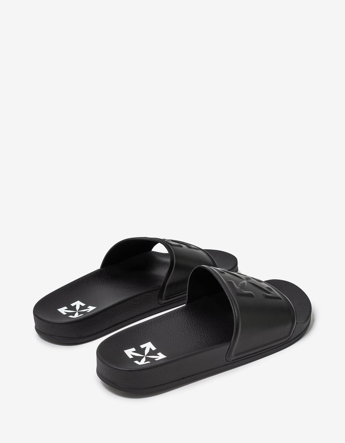 Off-White Black Arrow Pool Slide Sandals