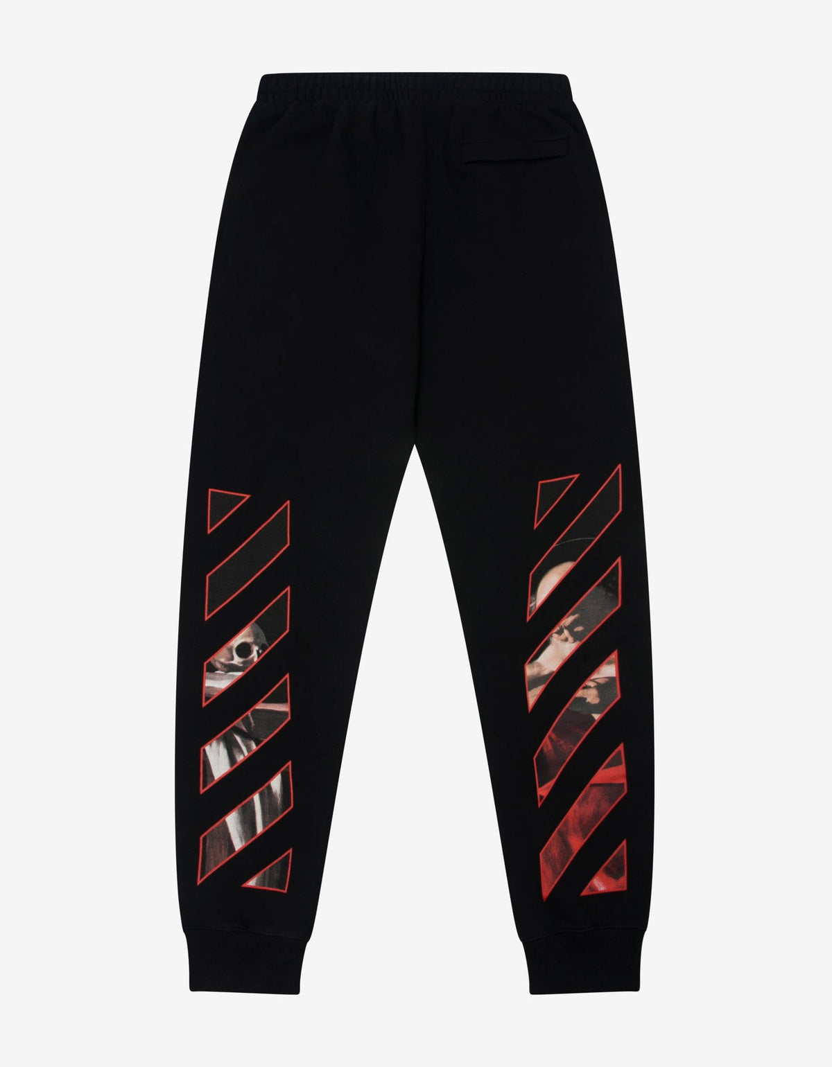 Off-White Black Caravaggio Print Sweat Pants