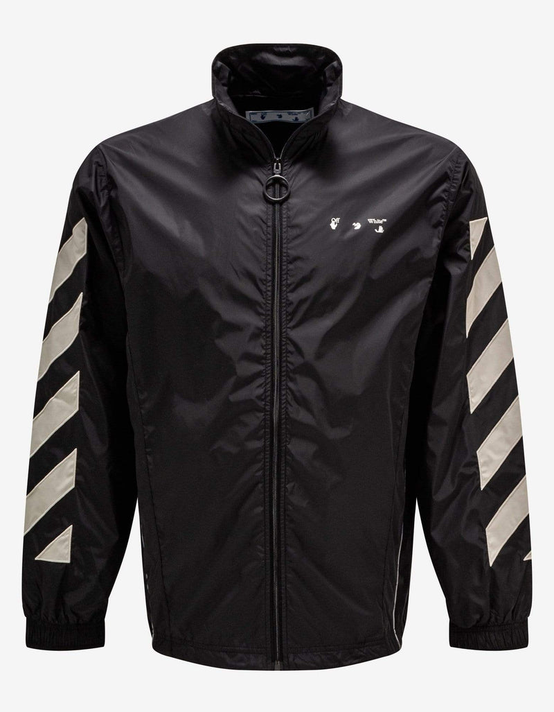 Off-White Black Diagonals Nylon Windbreaker