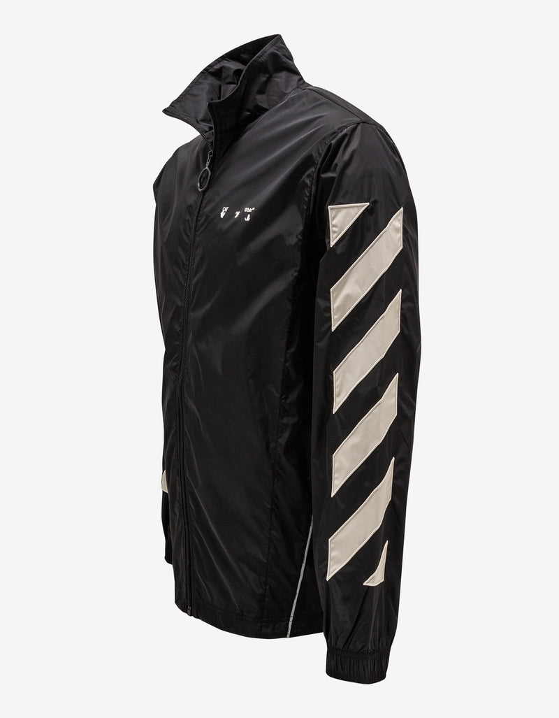 Off-White Black Diagonals Nylon Windbreaker