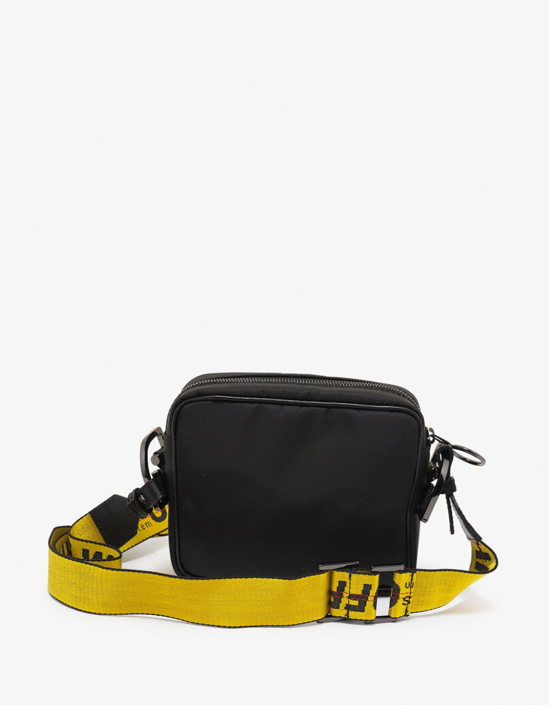 Off-White Black Industrial Logo Strap Cross-body Bag