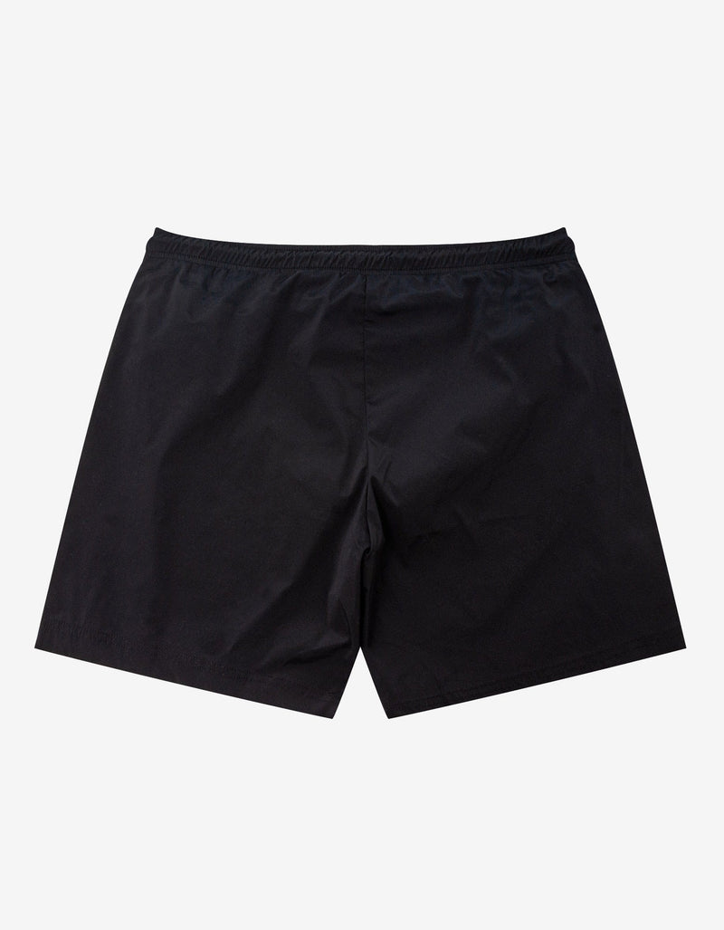 Off-White Black Logo Band Swim Shorts