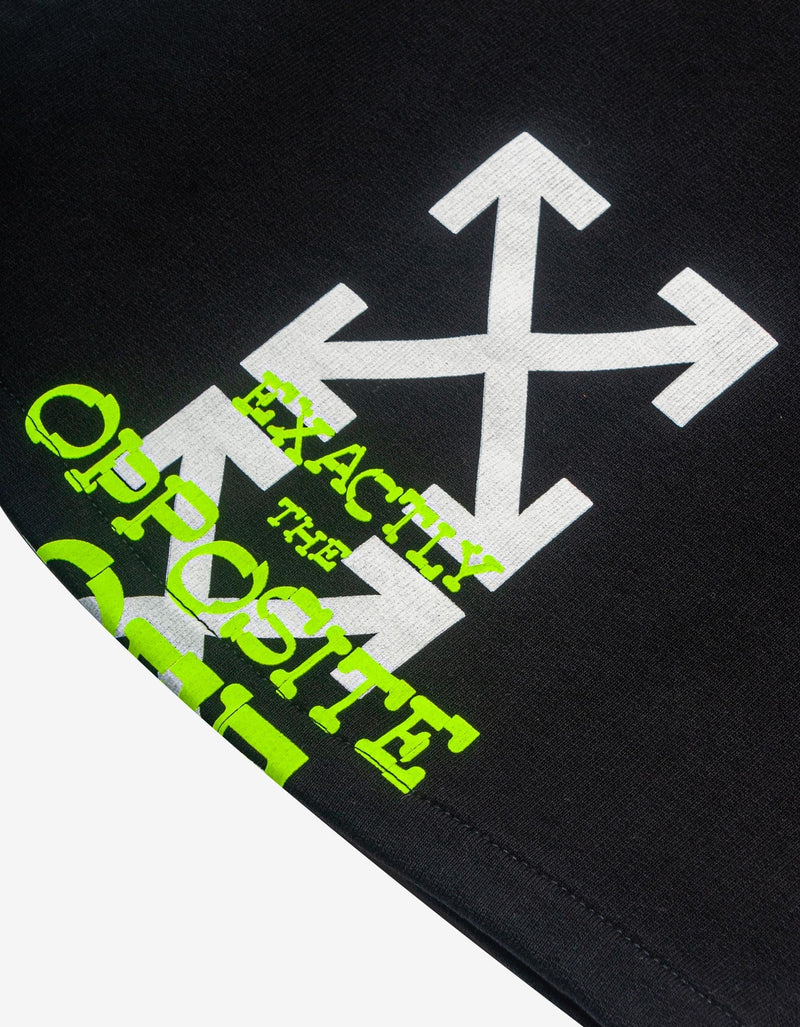 Off-White Black Opposite Arrow Skate Sweat Shorts