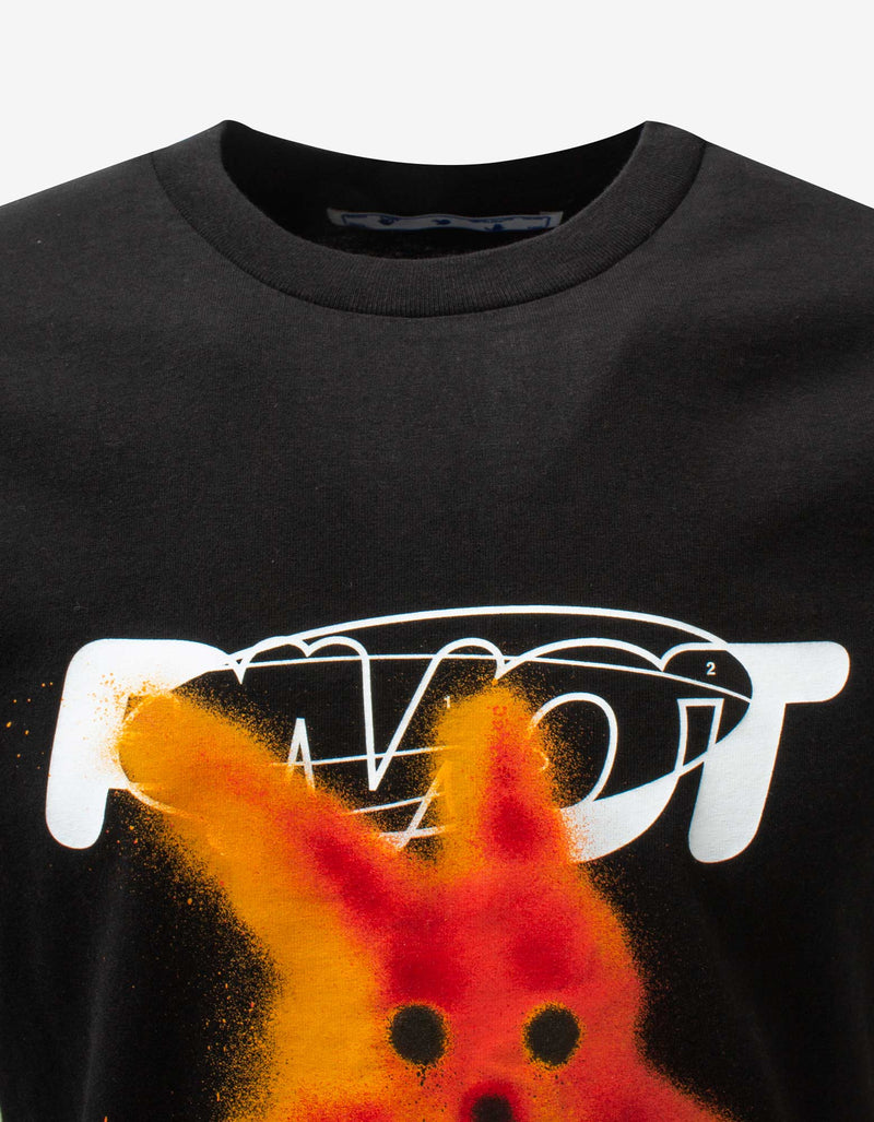 Off-White Black Pivot Fish T-Shirt