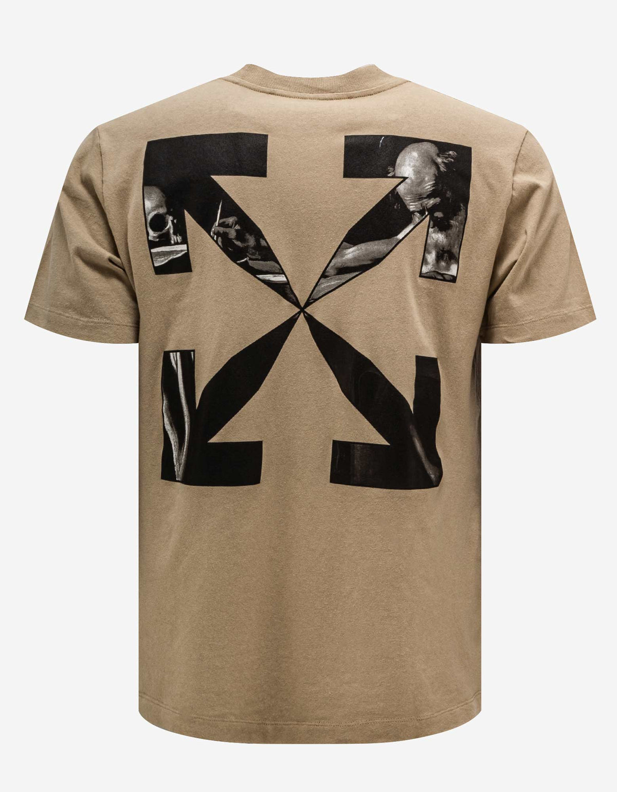 Off-White Dark Sand Caravaggio Arrow Slim T-Shirt