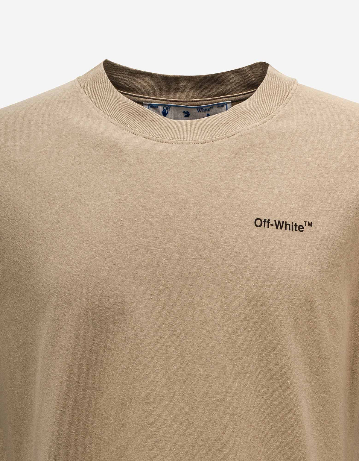 Off-White Dark Sand Caravaggio Arrow Slim T-Shirt