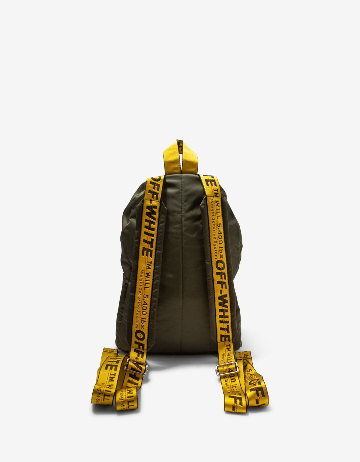 Off-White Khaki Rubber Arrow Backpack