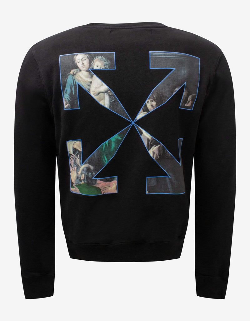 Off-White Off-White Black Caravaggio Painting Sweatshirt