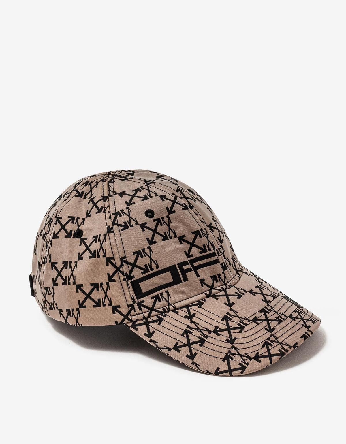 Off-White Off-White Camel Monogram Baseball Cap