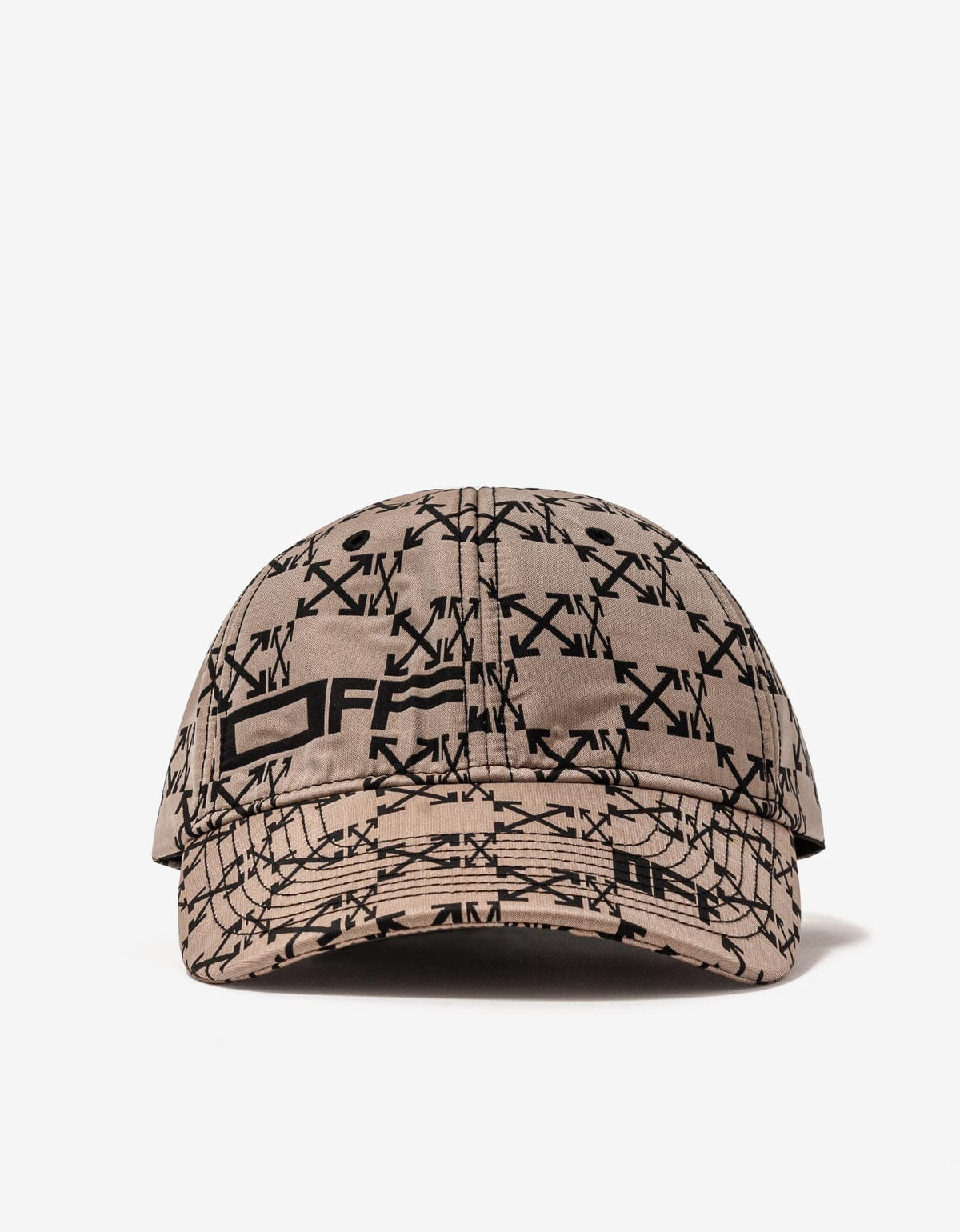 Off-White Off-White Camel Monogram Baseball Cap