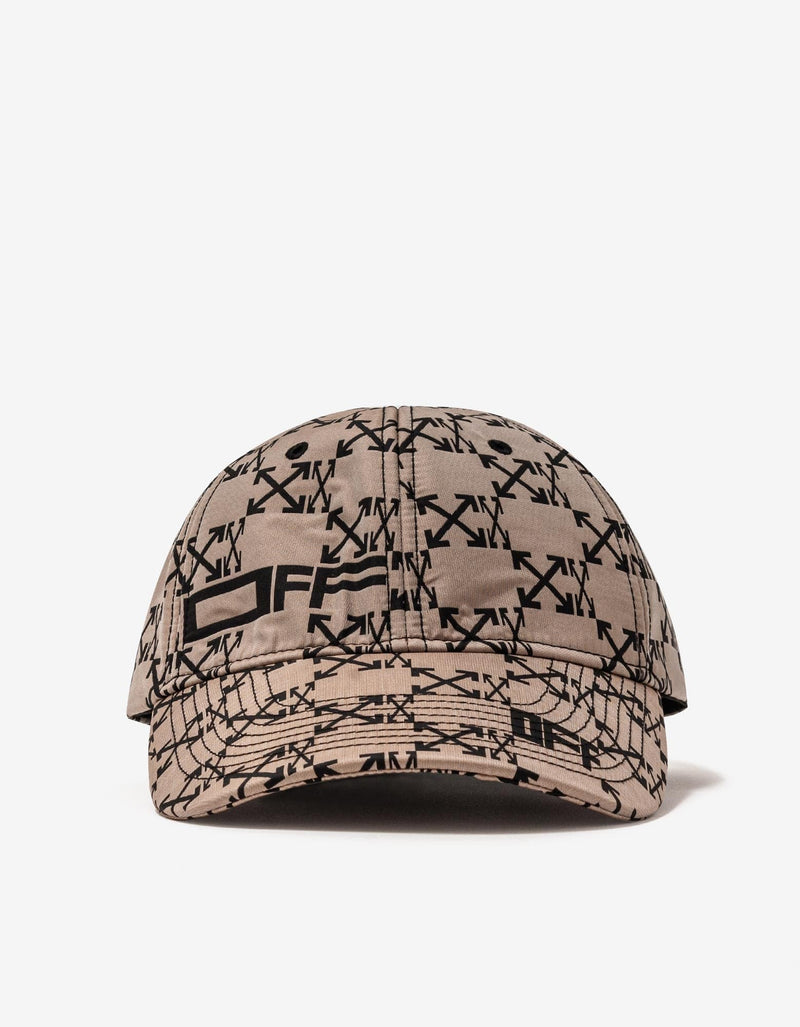 Off-White Off-White Camel Monogram Baseball Cap