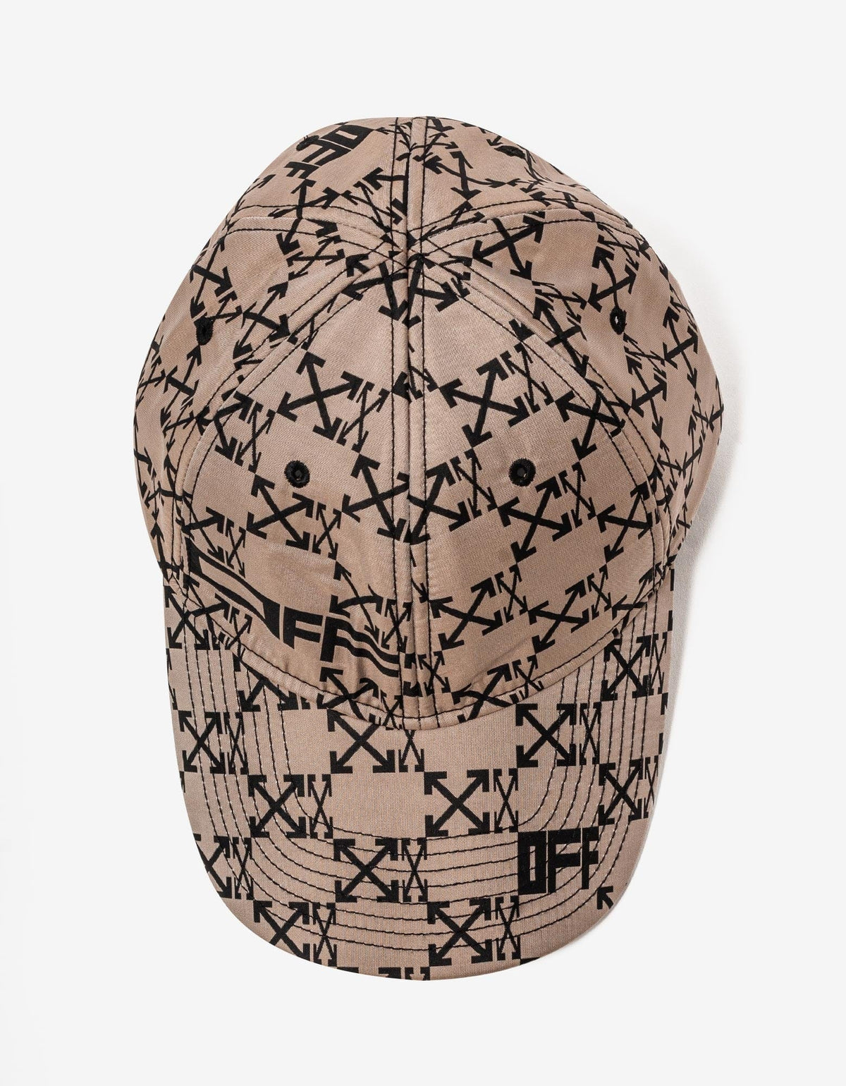 Off-White Off-White Camel Monogram Baseball Cap