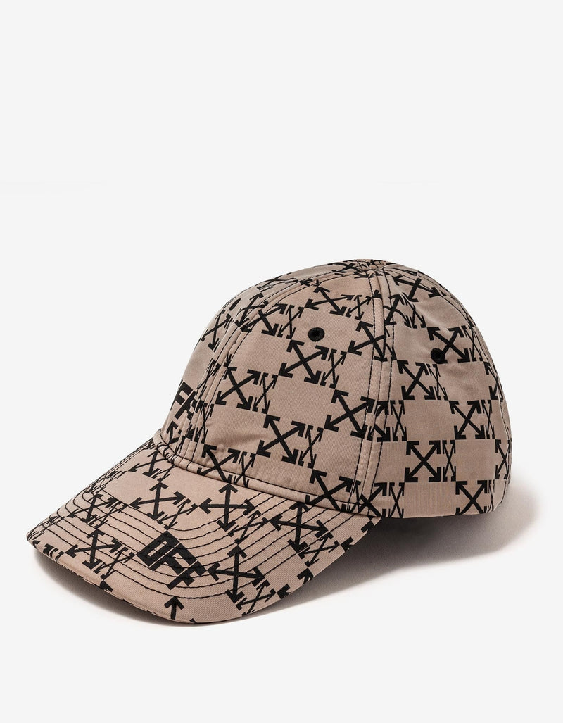 Off-White Off-White Camel Monogram Baseball Cap