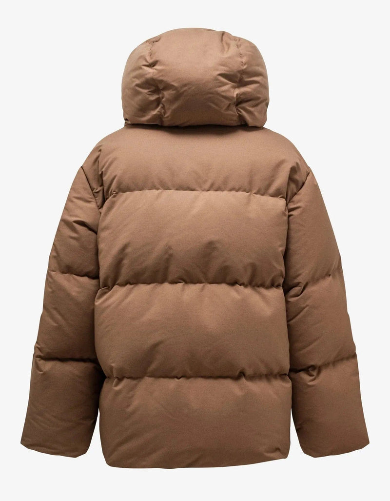 Off-White Off-White Camel OW Race Canvas Down Puffer Jacket