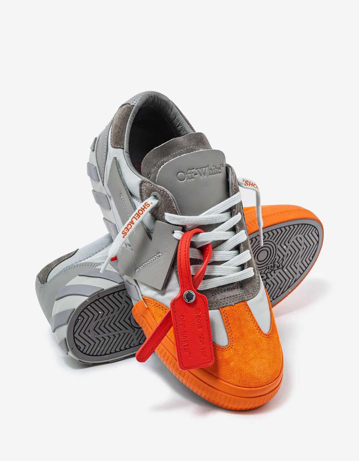 Off-White Off-White Floating Arrow Grey & Orange Trainers