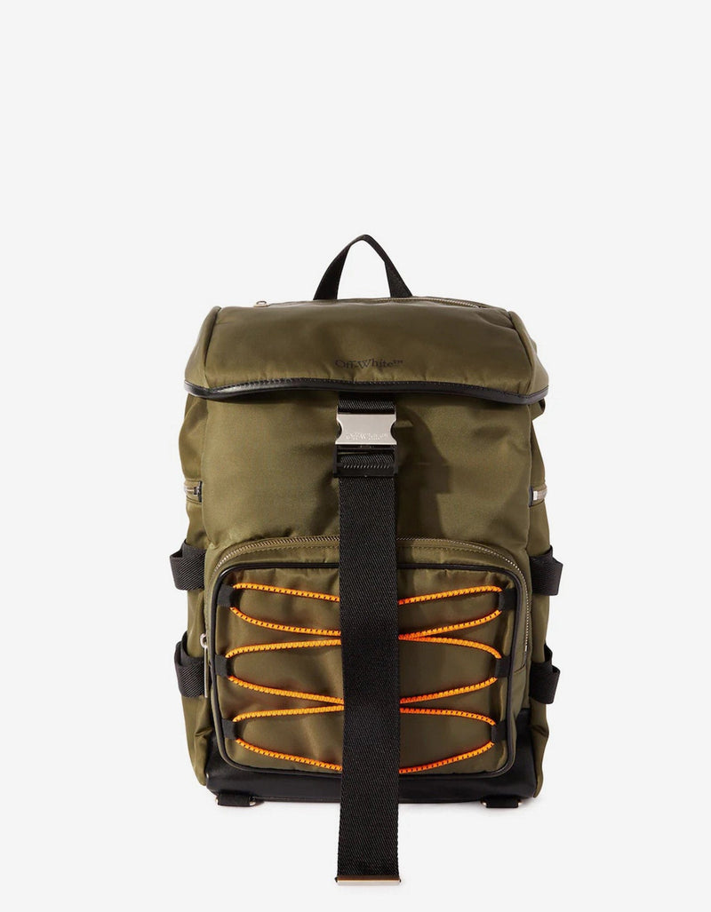 Off-White Off-White Green Courrie Flap Backpack