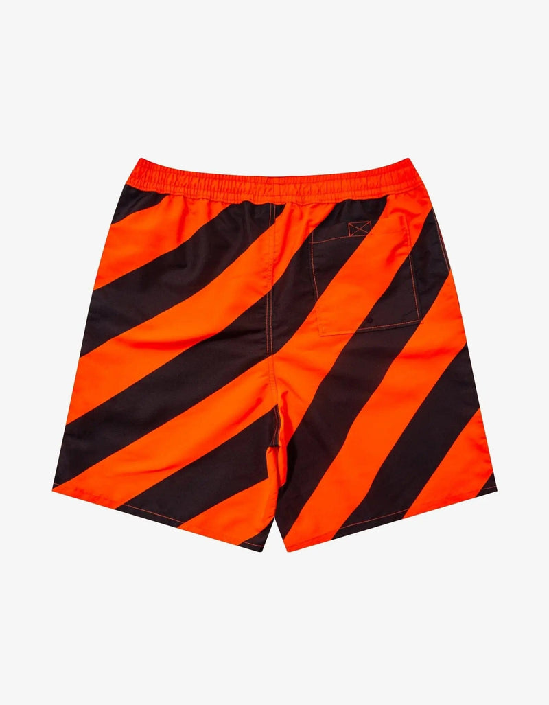 Off-White Off-White Orange Diag Surfer Swim Shorts