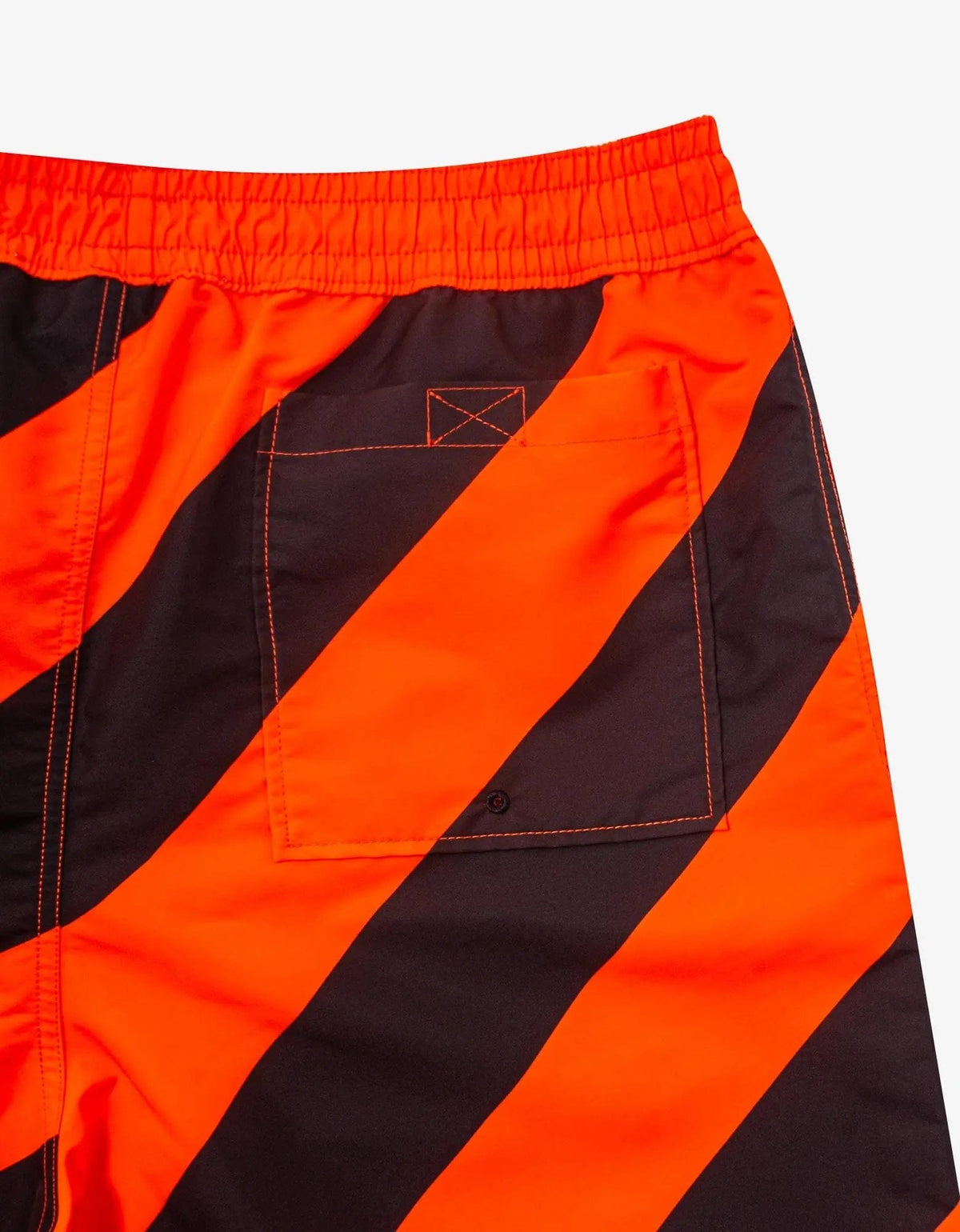 Off-White Off-White Orange Diag Surfer Swim Shorts