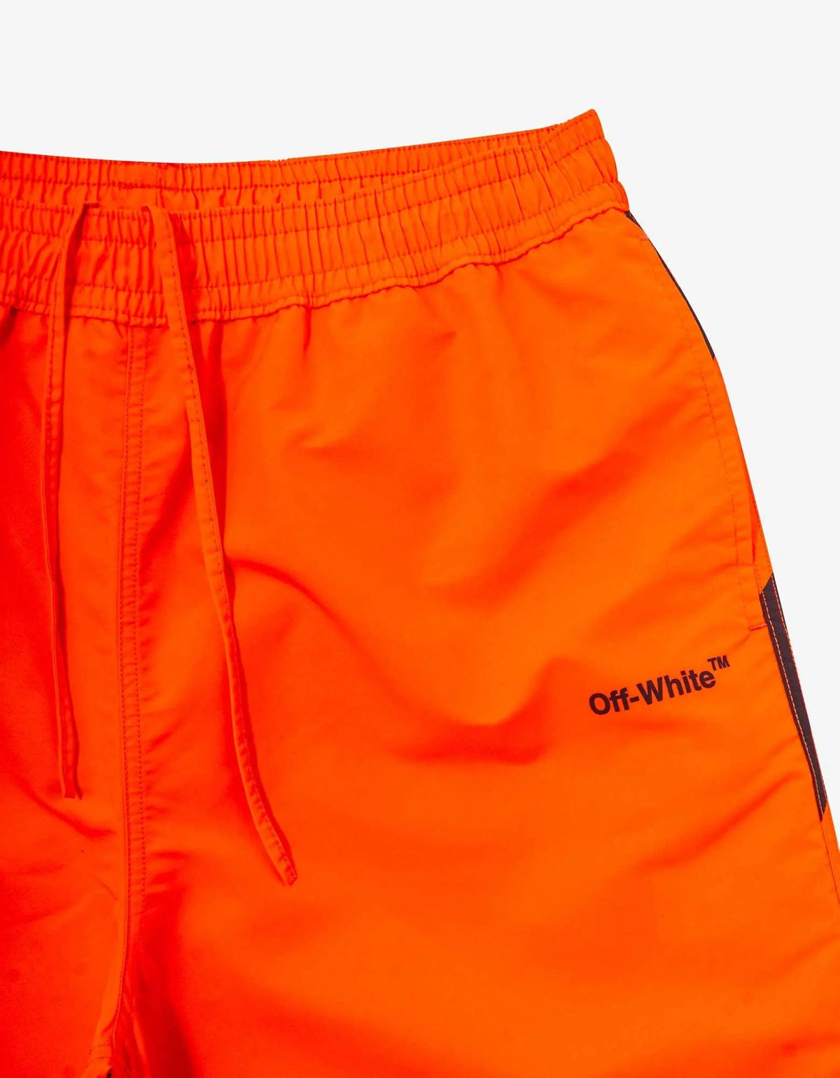 Off-White Off-White Orange Diag Surfer Swim Shorts