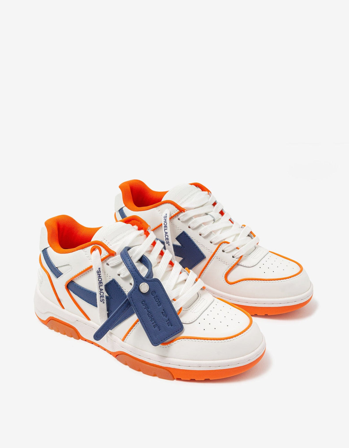 Off-White Off-White Out Of Office Orange & Blue Trainers