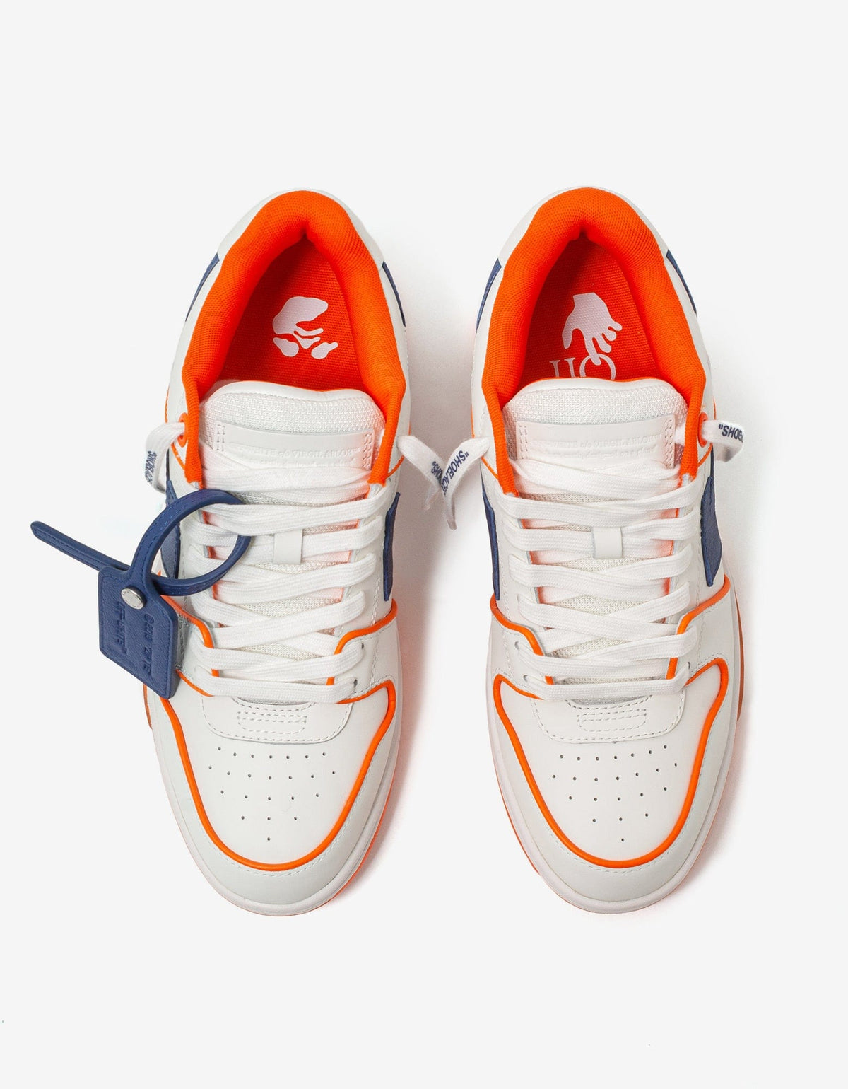 Off-White Off-White Out Of Office Orange & Blue Trainers