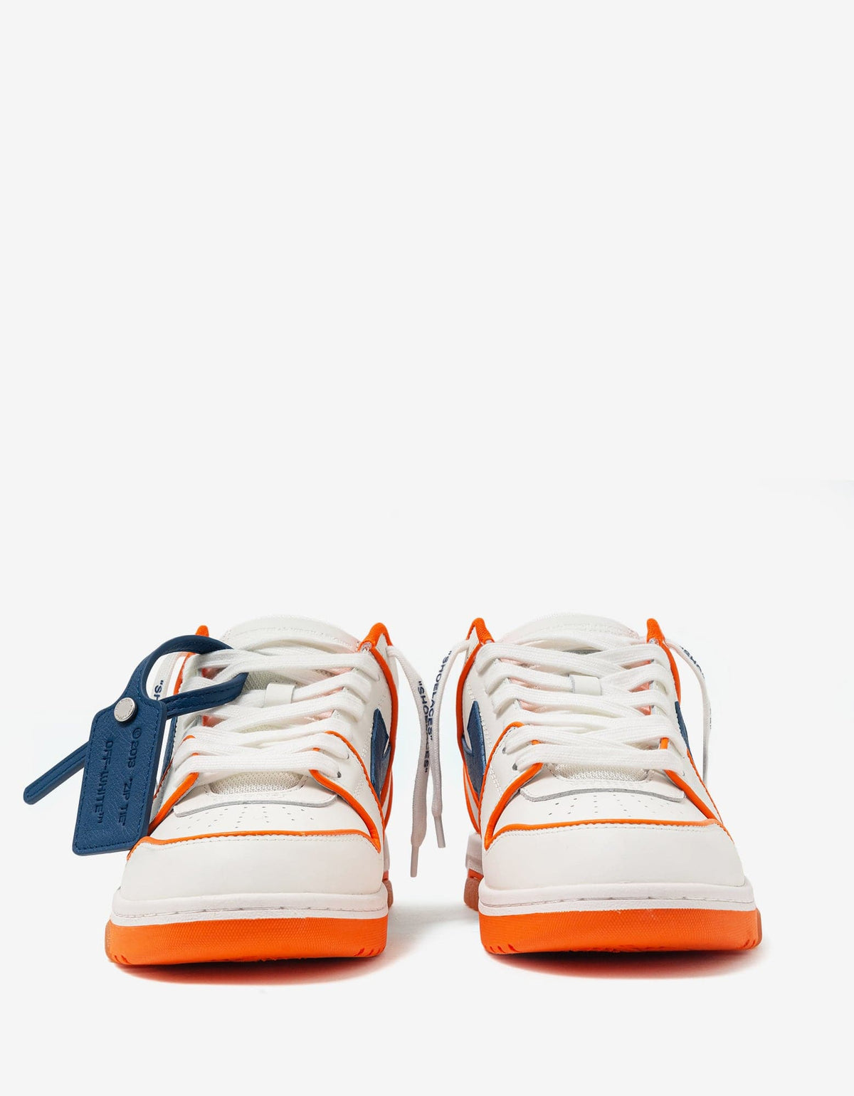 Off-White Off-White Out Of Office Orange & Blue Trainers