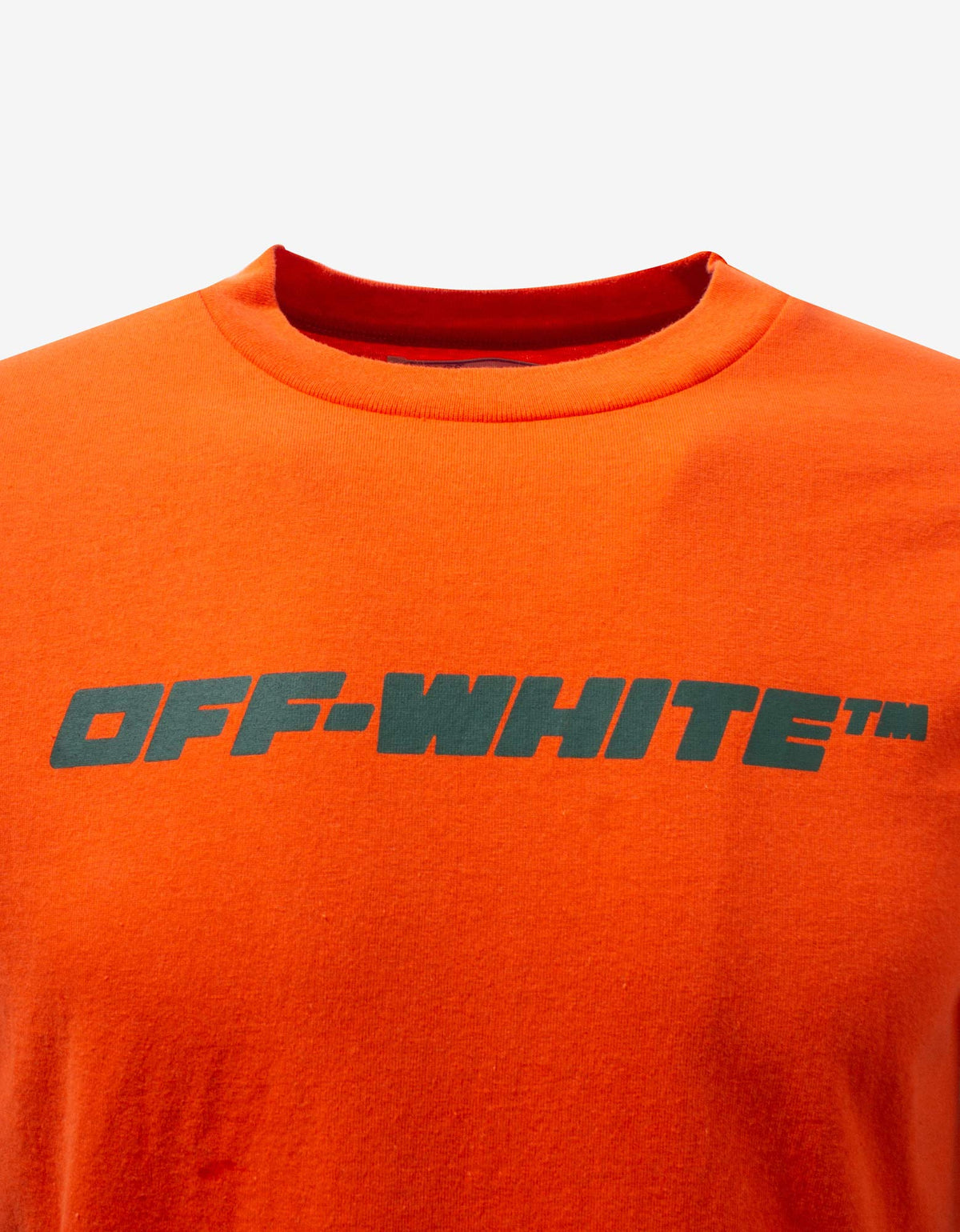 Off-White Orange Trellis Worker T-Shirt