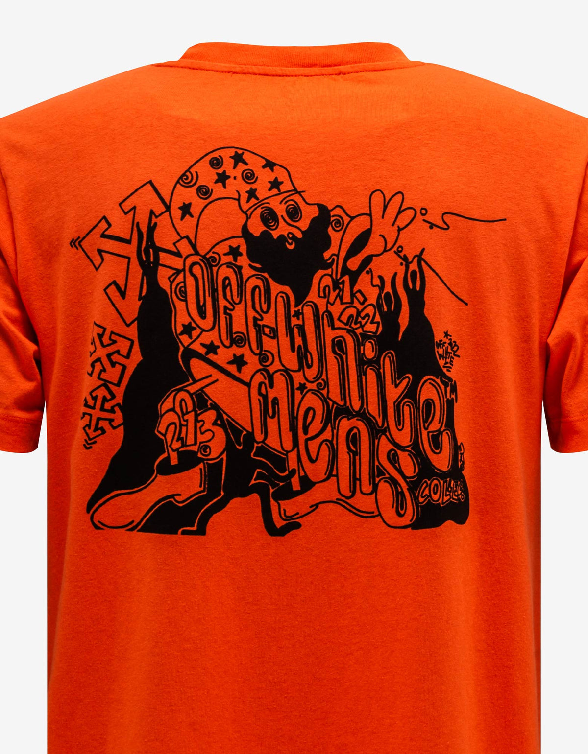 Off-White Orange Wizard Flyer Print T-Shirt