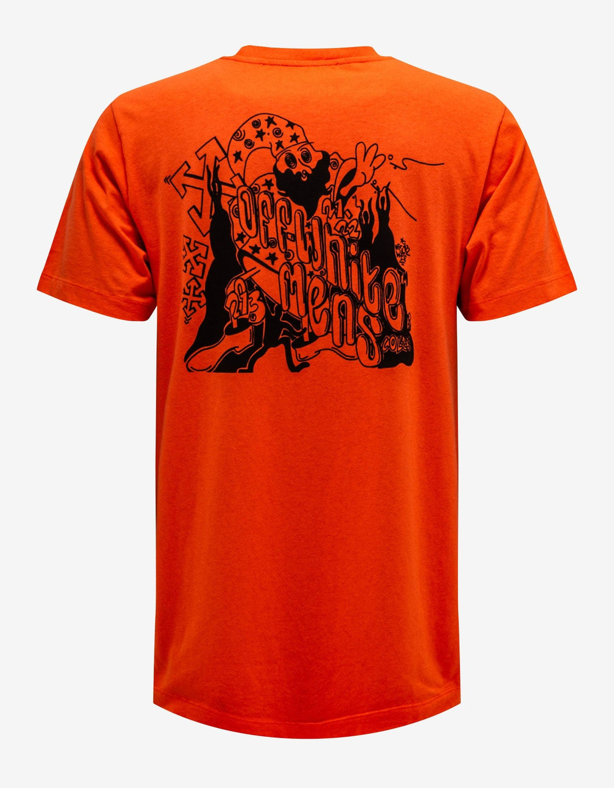 Off-White Orange Wizard Flyer Print T-Shirt