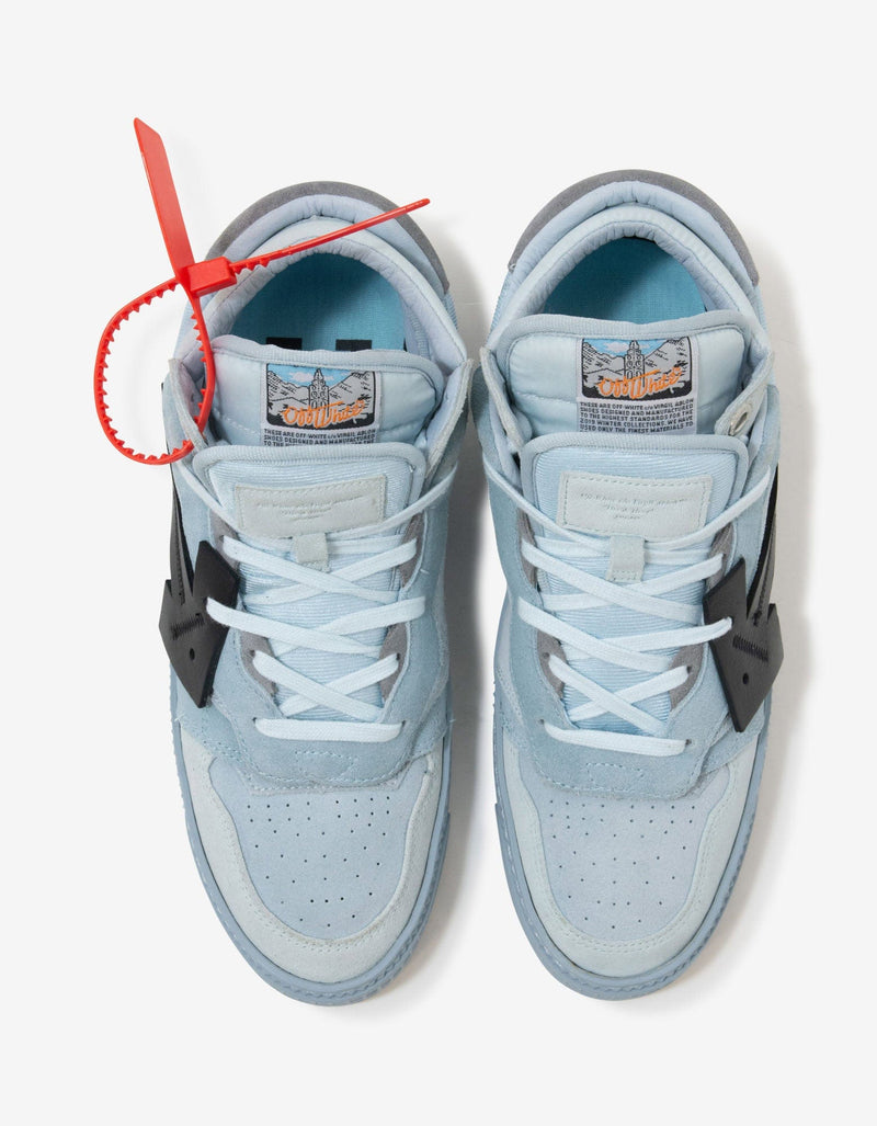 Off-White Pale Blue & Grey Off-Court Low Trainers