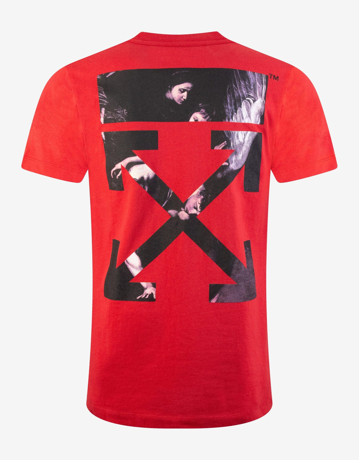 Off-White Red Caravaggio Arrows Print T-Shirt